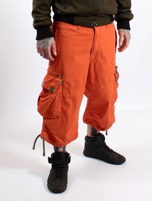 Toonzshop 3/4 Molecule Cargo Pants 45056 Broek Heren Oranje | 201684-IOX