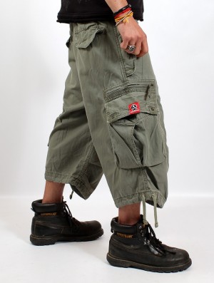 Toonzshop 3/4 Molecule Cargo Pants 45056 Broek Heren Groen | 105983-HCU