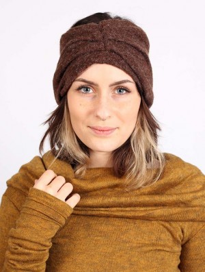 Toonzshop Aikköo Headband Hoeden Dames Bruin | 105983-VOB