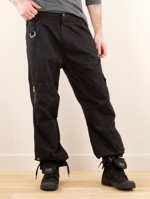 Toonzshop Aleshanee Cargo Pants Broek Heren Zwart | 301498-IEL