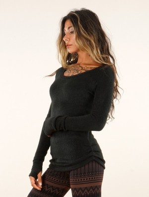 Toonzshop Aëlys Pullover Pullover Dames Zwart | 890174-KZI