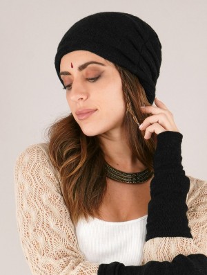 Toonzshop Aslan Beanie Muts Dames Zwart | 041865-WIC