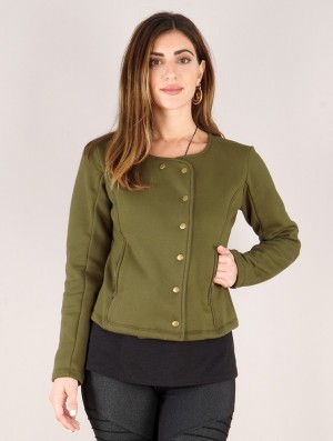 Toonzshop Athelleen Perfecto Style Jacket Jassen Dames Groen | 045926-EBV