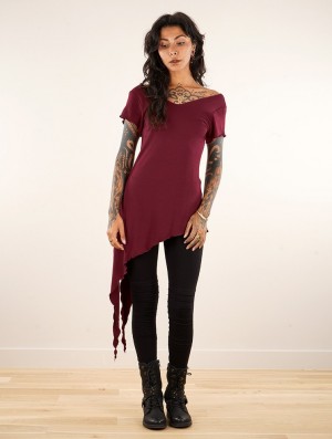 Toonzshop Avataran Tunic Topjes Dames Wine | 328574-AYF