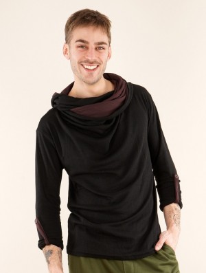 Toonzshop Banyu Sweatshirt Sweatshirt Heren Zwart | 590467-UCE