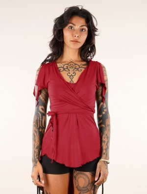 Toonzshop Chainat Tunic Top Topjes Dames Rood | 576013-QBI