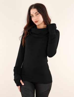 Toonzshop Chayan Sweatshirt Sweatshirt Dames Zwart | 628509-CFB