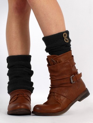 Toonzshop Delyäa Legwarmers Legwarmer Dames Zwart | 570961-ZFQ