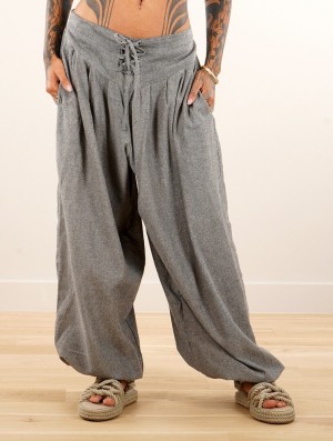 Toonzshop Divyna Gender Neutral Harem Pants Broek Dames Grijs | 967203-LQY