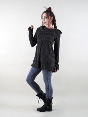 Toonzshop Ekantika Tunic Pullover Pullover Dames Grijs | 384790-FIO