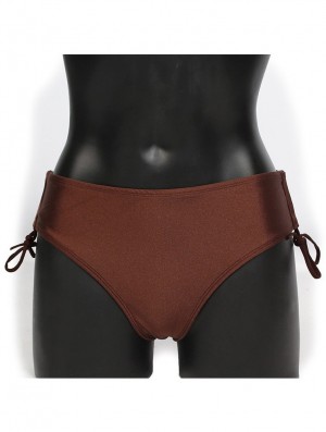 Toonzshop Elani Bikini Bottom Bikini Dames Bruin | 352108-UGL