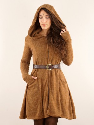 Toonzshop Enchantress Hooded Coat Jassen Dames Rusty | 734529-AVP