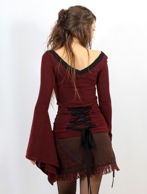 Toonzshop Eo-kimö Flared Sleeve Sweater Trui Dames Zwart | 729153-FLW