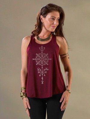 Toonzshop Freyja Printed Tank Top Tanktop Dames | 306458-SGI