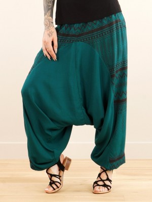 Toonzshop Ginie Aztec Light Harem Pants Broek Dames Bruin | 786490-QHX
