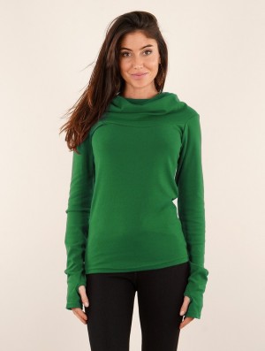 Toonzshop Hatlami Light And Soft Hoodie Hoodie Dames Groen | 284903-EGU