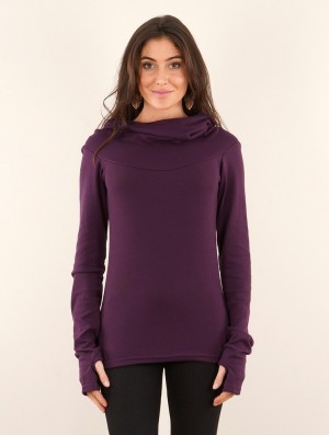 Toonzshop Hatlami Light And Soft Hoodie Hoodie Dames Bordeaux | 053981-OSH