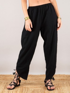 Toonzshop Hisae Balloon Pants Broek Dames Zwart | 425768-LBS