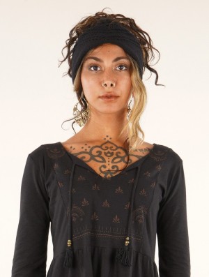 Toonzshop Ikala Headband Hoofdband Dames Zwart | 624507-UEM