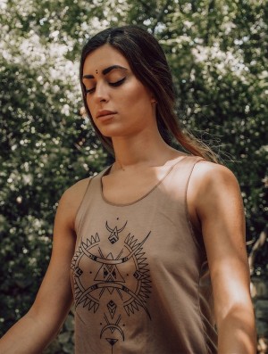 Toonzshop Ilanga Printed Tank Top Tanktop Dames | 508291-XAS