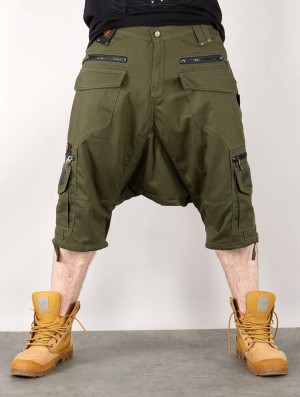 Toonzshop Indian Project 3/4 Sarouel "Sarw" Korte Broek Heren Donkergroen | 730486-QHU
