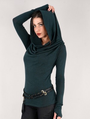 Toonzshop Kali Cowl Neck Sweater Trui Dames Donker | 523614-SEZ
