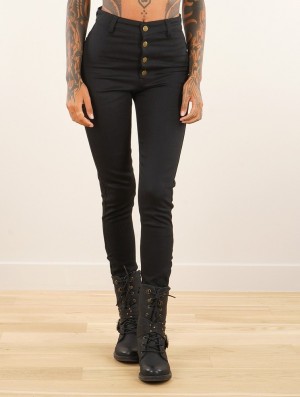 Toonzshop Karusa Jeans Jeans Dames Zwart | 412709-JZT