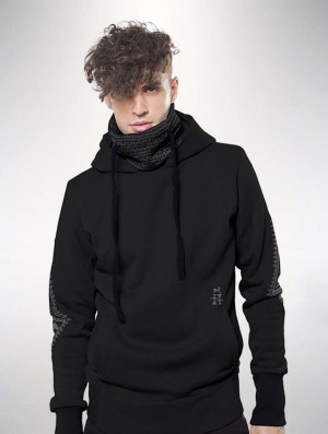 Toonzshop Lappi Hoodie Hoodie Heren Zwart | 403895-LZY