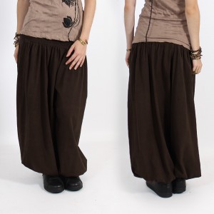 Toonzshop Layto Gender Neutral Harem Pants Broek Dames Donkerbruin | 634528-BDC