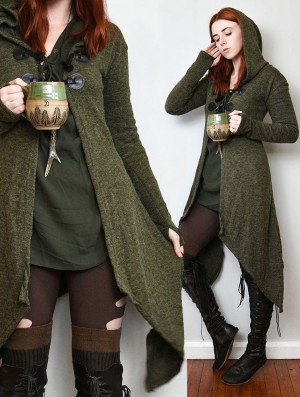 Toonzshop Makshi Cardigan Cardigan Dames Groen | 851094-PEZ