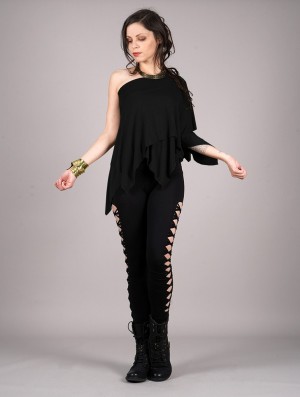 Toonzshop Manoï 2 In 1 Skirt Top Rok Dames Zwart | 067184-LWF