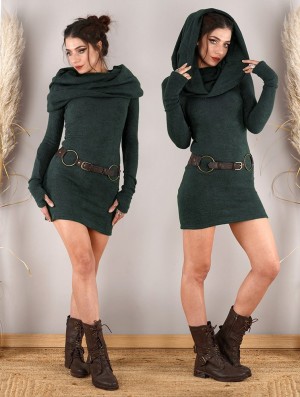 Toonzshop Mantra Sweater Dress Jurk Dames Blauw | 415768-KSF