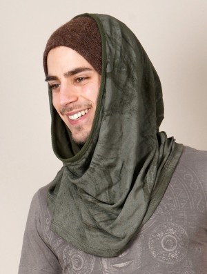 Toonzshop Marble Hooded Neck Warmer Scarves & Snoods Dames Groen | 418023-EIP
