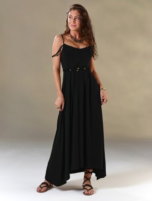 Toonzshop Massaläa Long Dress Jurk Dames Zwart | 914528-JUN