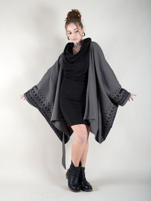 Toonzshop Melian Kimono Jacket Jassen Dames Grijs | 694538-BAD