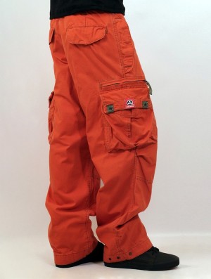 Toonzshop Molecule Cargo Pants 45019 Broek Heren Oranje | 427368-RBY