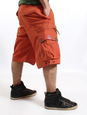 Toonzshop Molecule Cargo Shorts 45020 Korte Broek Heren Oranje | 531964-RCH