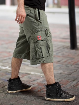 Toonzshop Molecule Cargo Shorts 45020 Korte Broek Heren Groen | 019546-CFI