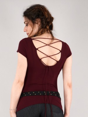 Toonzshop Näae Top Topjes Dames Wine | 832456-AIV