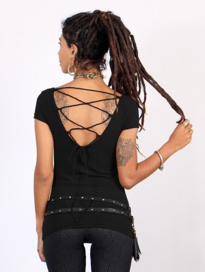 Toonzshop Näae Top Topjes Dames Zwart | 519308-QMB