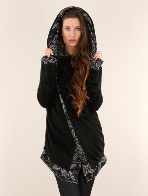 Toonzshop Namkha Heimaey Cardigan Cardigan Dames Zwart | 637148-VPY