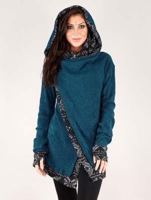 Toonzshop Namkha Heimaey Cardigan Cardigan Dames Blauw | 901725-YFG