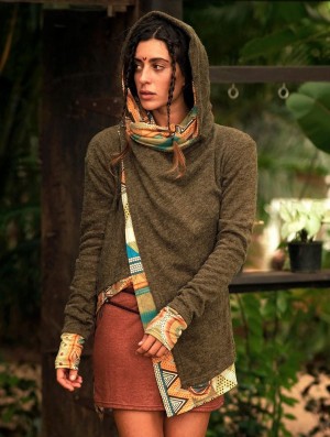 Toonzshop Namkha Iguazu Cardigan Cardigan Dames Groen | 953147-AHS