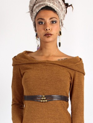 Toonzshop Nazaëe Belt Riemen Dames Bruin | 673045-DZA