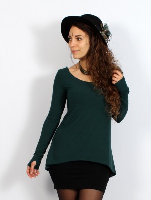 Toonzshop Noäa Long Sleeve Tunic Tunic Dames Donker | 526910-TYP
