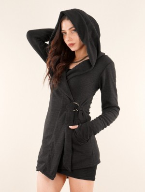 Toonzshop Nyxx Rmx Hooded Jacket Jassen Dames Zwart | 456023-QAT