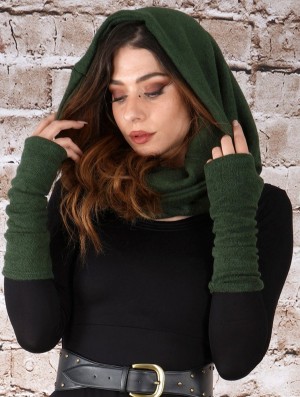 Toonzshop Oöna Snood Scarf Sjaal Dames Groen | 253704-ERP