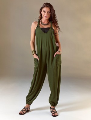 Toonzshop Sampatti Harem Pant Overalls Broek Dames Groen | 698501-JPT