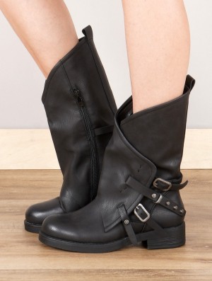 Toonzshop Shakila Boots Laarzen Dames Zwart | 387612-DGC