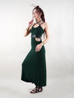 Toonzshop Sheherazade Long Dress Jurk Dames Pauw | 214938-WDU
